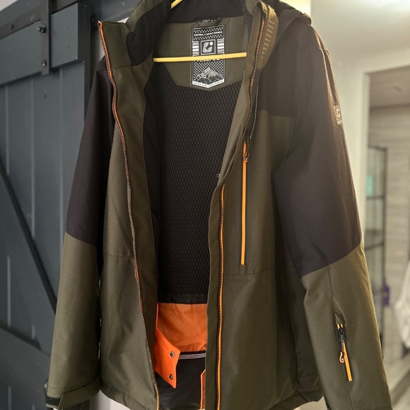 Killtec Ksw 127 Mn Ski Jckt Men's Ski Jacket with Zip Hood and Snow Guard Size L - Picture 2 of 8